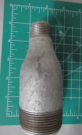 W20279 Galvanized Tbe Mnpt Schedule Concentric Swage Nipple
