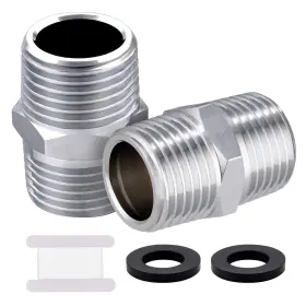 HHY-NPT1-2 WORLDWHERE Shower Hose Extension Connector Male