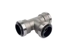 845526022897 XFITTING Quickfitting Steel Push Connect Tee