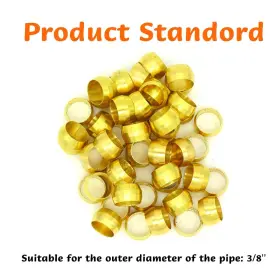 760627768454 XMUCTECH Ferrules Compression Fitting Sleeve Kit #2