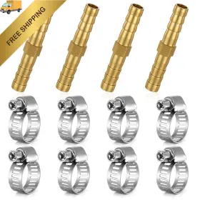 729475 XYEMBU Barb Splicer Mender Hose Fittings Steel Clamps