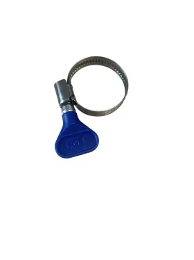 Y123-09W032 Butterfly Hose Clamp Steel Worm Gear
