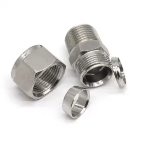 627145156887 YOEBOR Metalwork Steel Compression Tube Fitting #2