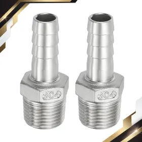 649603709974 ZAPLYTE Barbed Npt Thread Steel Hose Fitting