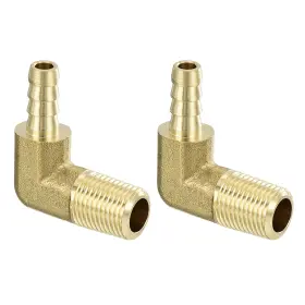 672668993026 ZAPLYTE Hose Barbed Elbow Fitting Barb Npt Male