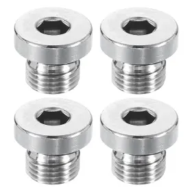 678202149843 ZAPLYTE Steel Pipe Plug Fitting Male Thread Hex