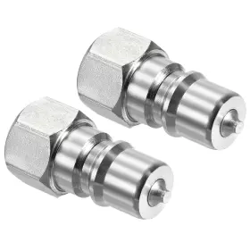 688391555455 ZAPLYTE Hydraulic Connect Coupler Steel Female