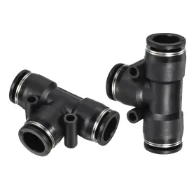 724117781088 ZAPLYTE Push Connect Air Fittings Pipe Tube Tee