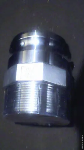 500F-316 ZORO SELECT Cam Groove Male Thread Adapter Steel