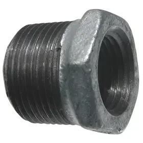 511-909BC ZORO SELECT Mnpt Fnpt Galvanized Hex Bushing