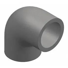 806-080 ZORO SELECT Pvc Elbow Socket Pipe