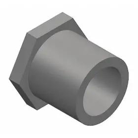 849-040 ZORO SELECT Pvc Plug Spigot Pipe