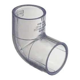 H406015LS ZORO SELECT Pvc Elbow Solvent Pipe