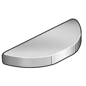 WWG-WKC-007 ZORO SELECT Woodruff Key