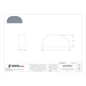 WWG-WKC-015 ZORO SELECT Woodruff Key #2