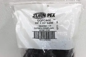QQPC44X ZURN Pex Barb Quicksert Barbed Polymer Couplings #3