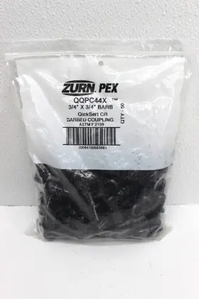 QQPC44X ZURN Pex Barb Quicksert Barbed Polymer Couplings
