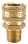 3/8" Parker Hydraulic Quick Connect Hose Coupling Brass Sleeve Bst-3m 2700 Psi. Fixed Price $14.17.