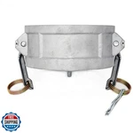 Gloxco Cam And Groove Fitting, Aluminum, Type Dc, 4" Dust Cap (cam-40-dc-al). Fixed Price $44.99.