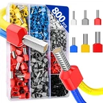 800pcs Double Wire Ferrule Kit - Dual Barrel Ferrules Connectors For Awg 22-7. Fixed Price $24.18.