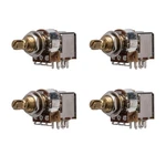 18-spline Long Shaft A500k Push-push Brass Potentiometer 9.4mm Thread, G. Fixed Price $37.04.