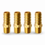 Maacflow Brass 1/4" Male Npt To 1/2" Hose Id Barb X Npt,. Fixed Price $17.99.