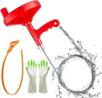 Forlivese 25ft Drain Auger Heavy Duty Plumbing Snake For Toilet Sink Clogs. Fixed Price $26.98.