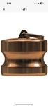 Dixon G150-dp-br Dust Plug,1-1/2 In,250 Psi,male Adapter. Fixed Price $20.00.