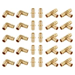 Efield 30pcs 1/2"pex-a Expansion Brass Fittings Elbow,coupling, Tee(10 Pcs/ea). Fixed Price $69.99.