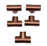 Lot Of 5, Mueller W04068 1-1/4" C X Wrot Copper Tee Solder Joint 1-3/8" Od. Fixed Price $52.79.