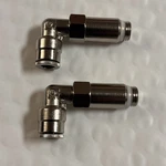 (2ea) Camozzi P6525 04 02 , 1/4" O.d. Tube X 1/8" Nptf Male Swivel 90 Deg. Elbow. Fixed Price $10.99.