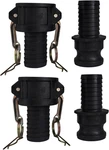 Camlock Fittings 1-1/2 Inch Type C & E Polypropylene Cam And Groove Hose Fitting. Fixed Price $28.38.