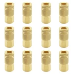12pcs 1/4-inch Air Hose Fittings, 1/4 Inch Brass Female Industrial Coupler Np.... Fixed Price $30.85.