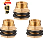 3 Pieces 1/2 Inch Female 3/4 Male Male, Black. Fixed Price $28.99.
