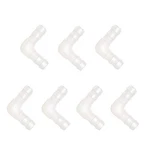 Quickun 3/16" Hose Barb 90 Degree Elbow L Fitting, (7pcs), White. Fixed Price $13.29.