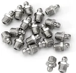 20pcs M10 Straight Hydraulic Grease Fitting Assortment Kit M10, 20pcs, Silver. Fixed Price $13.99.