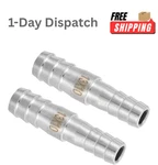 Uxcell 2pcs 1/2 To 3/8 Inch Hose Barb Reducer 304 Stainless Steel Silver. Fixed Price $12.98.