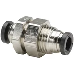 Parker 62plpbh-4 Push-to-connect Bulkhead Union, Brass, Silver. Fixed Price $7.69.