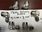 400-8-6 Tylok Reducing Elbow 4-dfe-6 1/4 Tube X 3/8 Fnpt Sleeved -5 Items- Nos. Fixed Price $35.00.