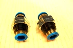 Qty 2- 153160 -festo Qss-10 Push-in Bulkhead Connector New - Usa Seller. Fixed Price $27.00.