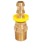 Continental Pb-npmx-0808 Push On Hose Fitting,1/2"x1/2",barbxnptf 3dve1. Fixed Price $14.20.