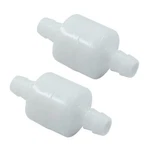 2 Pcs 5/16"(8mm) Plastic Check Valve Barb Hose With One Way Inline. Fixed Price $10.75.