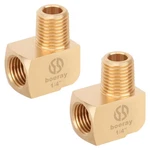 2pcs 1/4" Brass 90 Elbow Npt Male To Female Pipe Fittings. Fixed Price $15.53.