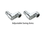 Adjustable Offset Faucet Valve Connectors Shower Diverter Coupler G1/2 Swing Arm. Fixed Price $26.50.