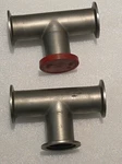 Mks Tee Fitting, Nw40 Iso-kf Vacuum Flange, 304 Stainless Steel Kwik-flange Vac. Fixed Price $80.00.