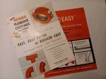 Vintage 1950s Victaulic Couplings, Pipes, Fittings Sales Brochures Fouldout. Fixed Price $12.40.