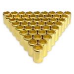 50pcs 7326 Brass Fitting Ferrules, 0.593in Id X 1in Long For Air, Torch, Acet.... Fixed Price $36.05.