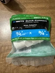 Watts P-810 Qucik-connect Male Adapter 3/4" X Cpvc, Pb, Pex. Fixed Price $13.99.