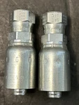 Lot Of 2 Parker Jic 10677-8-8 Crimp Style Hydraulic Hose Fitting. Fixed Price $40.00.