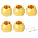 Gasher 5pcs Brass Sae 45 Degree Flare Tube Fitting,3/8" Nut Air Conditi.... Fixed Price $20.58.